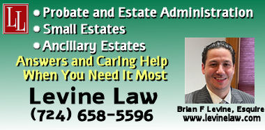 Law Levine, LLC - Estate Attorney in Clearfield County PA for Probate Estate Administration including small estates and ancillary estates